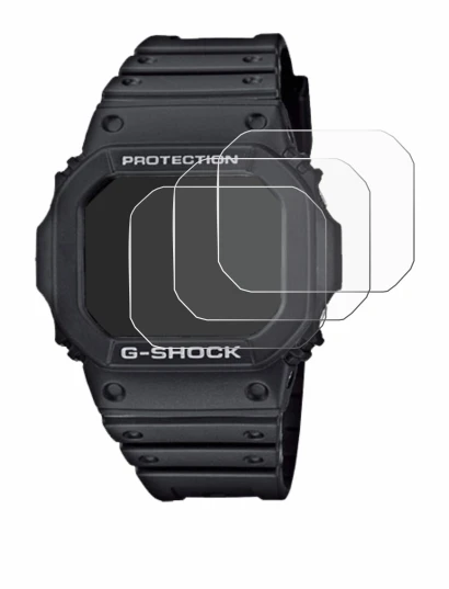 Imagen del dispositivo Casio G-Shock GW-M5610-1ER con una amplia variedad de protectores de pantalla.