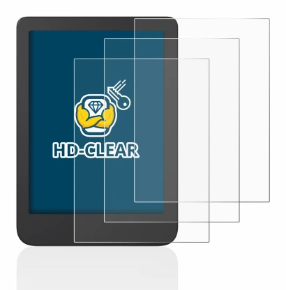 Imagen del dispositivo Tolino Shine 4 con una amplia variedad de protectores de pantalla.