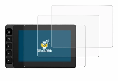 Imagen del dispositivo SmallHD Ultra 5 con una amplia variedad de protectores de pantalla.