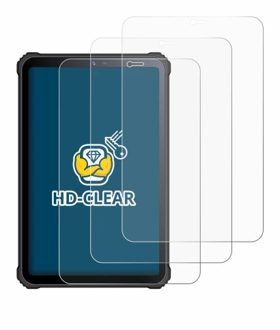 Imagen del dispositivo Oukitel RT3 con una amplia variedad de protectores de pantalla.