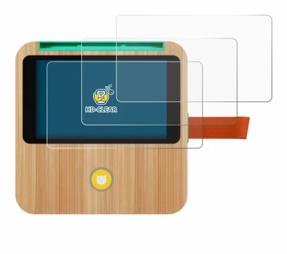 Imagen del dispositivo tigerbox Touch Plus con una amplia variedad de protectores de pantalla.