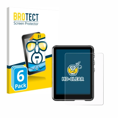 Parte frontal de un envase de producto con el logotipo de la marca BROTECT. Al lado se muestra el dispositivo Mechen M3 con su
