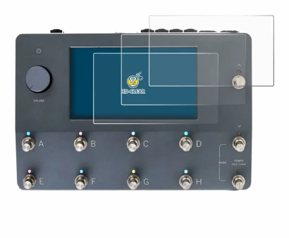 Imagen del dispositivo Neural DSP Quad Cortex con una amplia variedad de protectores de pantalla.