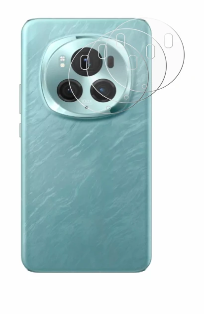 Imagen del dispositivo Honor Magic 6 Pro (SÓLO Cámara) con una amplia variedad de protectores de pantalla.