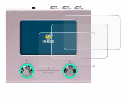 Imagen del dispositivo Hotone Ampero Mini con una amplia variedad de protectores de pantalla.
