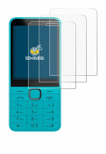 Imagen del dispositivo Nokia 235 4G (2024) con una amplia variedad de protectores de pantalla.