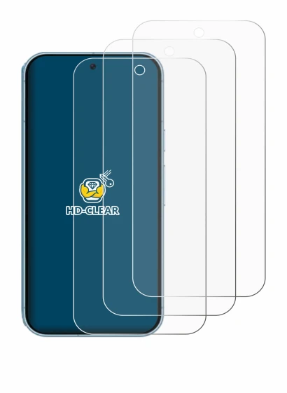 Imagen del dispositivo Google Pixel 9 con una amplia variedad de protectores de pantalla.