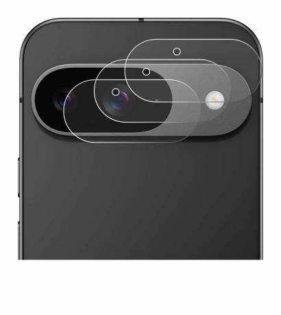 Imagen del dispositivo Google Pixel 9 (SÓLO Cámara) con una amplia variedad de protectores de pantalla.