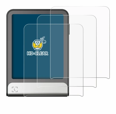 Imagen del dispositivo Ledger Flex con una amplia variedad de protectores de pantalla.