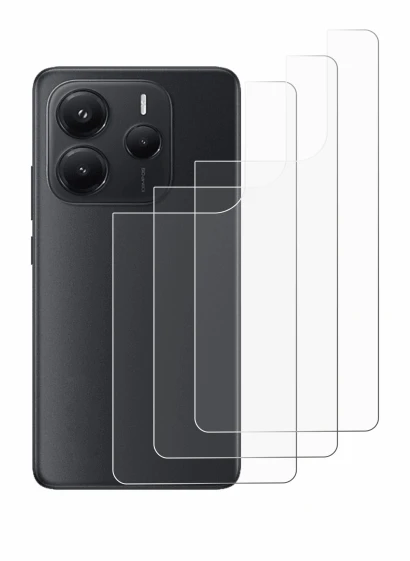 Imagen del dispositivo Xiaomi Redmi Note 14 (Trasero) con una amplia variedad de protectores de pantalla.