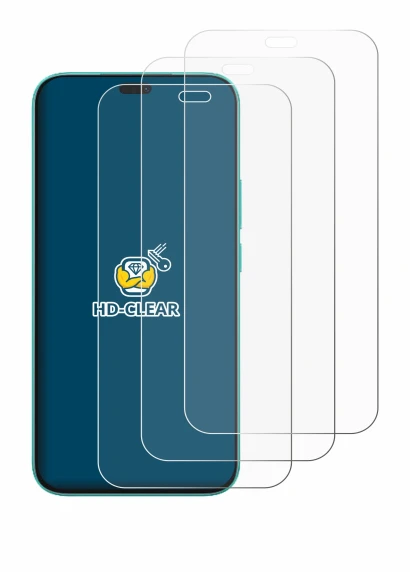 Imagen del dispositivo Honor X8c con una amplia variedad de protectores de pantalla.