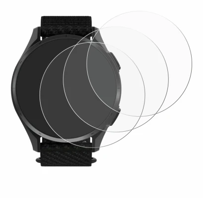 Imagen del dispositivo Garmin Approach S50 con una amplia variedad de protectores de pantalla.