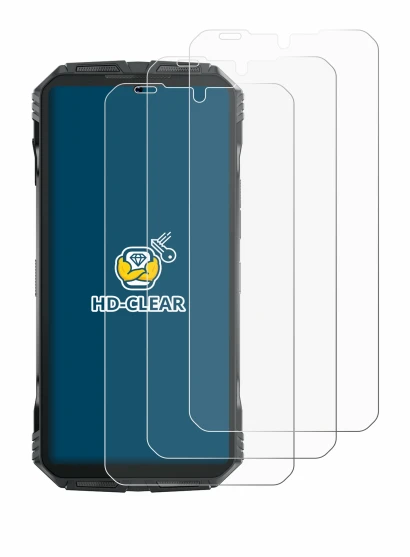 Imagen del dispositivo Doogee S Punk Pro con una amplia variedad de protectores de pantalla.