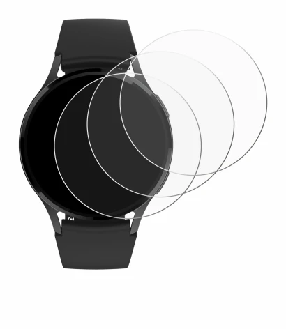Imagen del dispositivo Levowatch EDGY con una amplia variedad de protectores de pantalla.