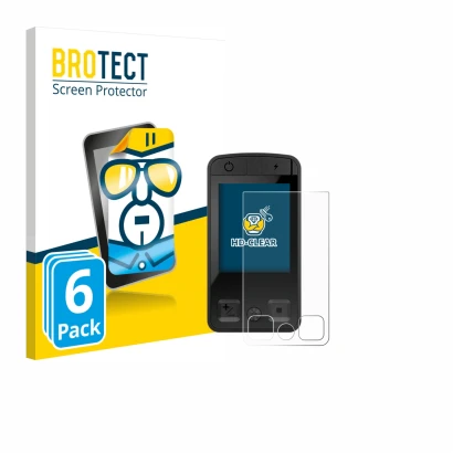 Parte frontal de un envase de producto con el logotipo de la marca BROTECT. Al lado se muestra el dispositivo Bosch Kiox 400C 