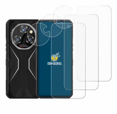 Imagen del dispositivo Oukitel WP55 Pro (Frontal+Cámara) con una amplia variedad de protectores de pantalla.