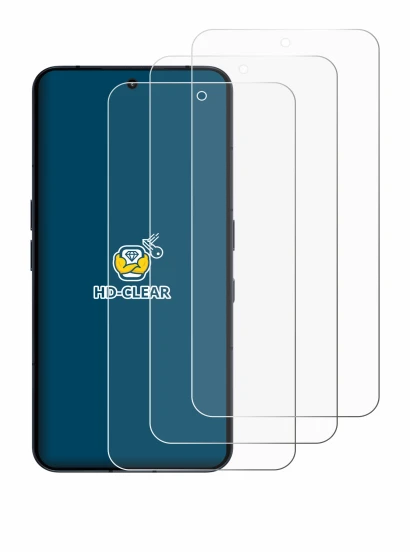 Imagen del dispositivo Nothing Phone (3) con una amplia variedad de protectores de pantalla.