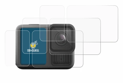 Imagen del dispositivo GoPro Hero 13 Black Creator Edition con una amplia variedad de protectores de pantalla.
