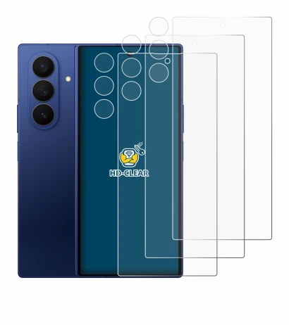 Imagen del dispositivo Samsung Galaxy Z Fold 7 (Frontal+Cámara) con una amplia variedad de protectores de pantalla.