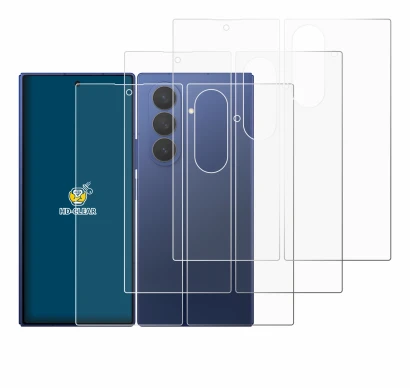 Imagen del dispositivo Samsung Galaxy Z Fold 7 (Frontal+Trasero) con una amplia variedad de protectores de pantalla.