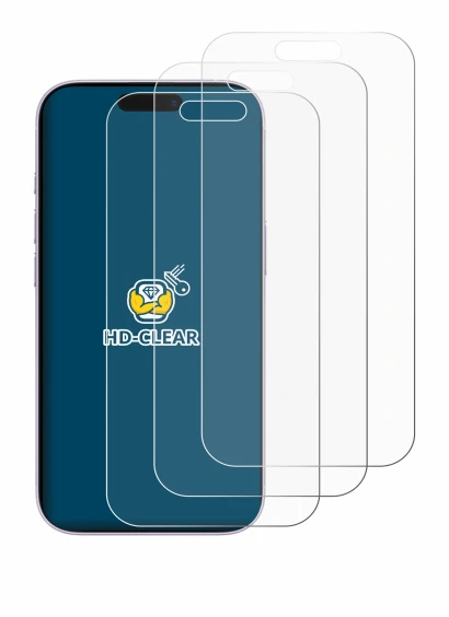 Imagen del dispositivo Apple iPhone 17 con una amplia variedad de protectores de pantalla.