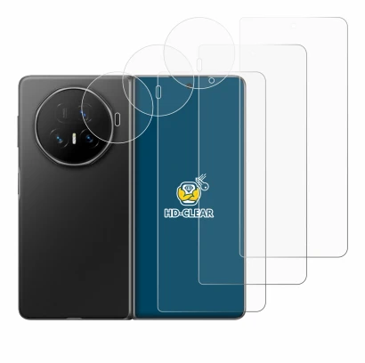 Imagen del dispositivo Honor Magic V5 (Frontal+Cámara) con una amplia variedad de protectores de pantalla.
