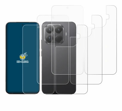 Imagen del dispositivo Xiaomi 15T Pro (Frontal+Trasero) con una amplia variedad de protectores de pantalla.