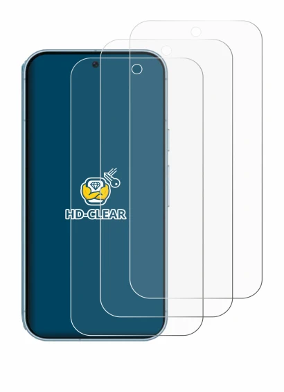 Imagen del dispositivo Google Pixel 9 (case-friendly) con una amplia variedad de protectores de pantalla.