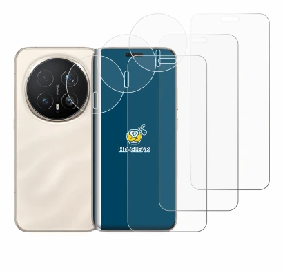 Imagen del dispositivo Honor Magic 8 Pro (Frontal+Cámara) con una amplia variedad de protectores de pantalla.