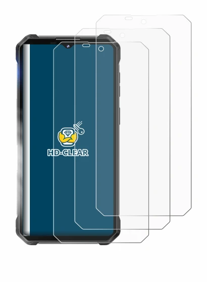 Imagen del dispositivo Oukitel WP53 Pro con una amplia variedad de protectores de pantalla.