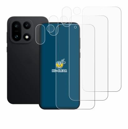 Imagen del dispositivo OnePlus 15 (Frontal+Cámara) con una amplia variedad de protectores de pantalla.