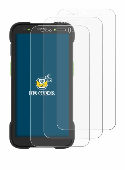 Imagen del dispositivo Zebra TC701 con una amplia variedad de protectores de pantalla.
