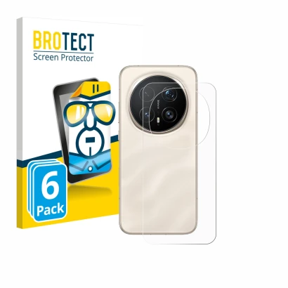 Parte frontal de un envase de producto con el logotipo de la marca BROTECT. Al lado se muestra el dispositivo Honor Magic 8 Pr