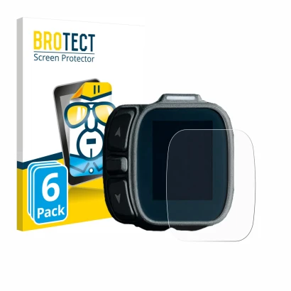 Parte frontal de un envase de producto con el logotipo de la marca BROTECT. Al lado se muestra el dispositivo Giant Ridecontro