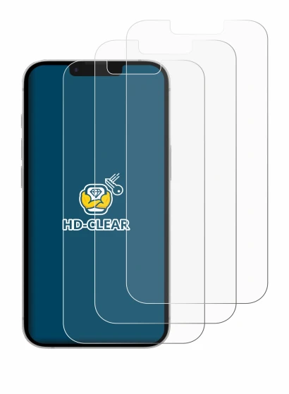 Imagen del dispositivo Apple iPhone 17e con una amplia variedad de protectores de pantalla.
