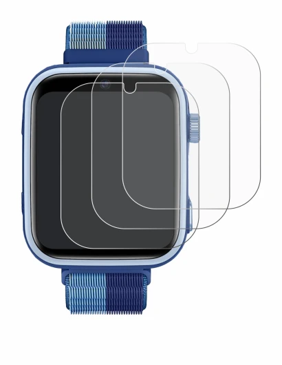 Imagen del dispositivo Oliimptek T45 con una amplia variedad de protectores de pantalla.