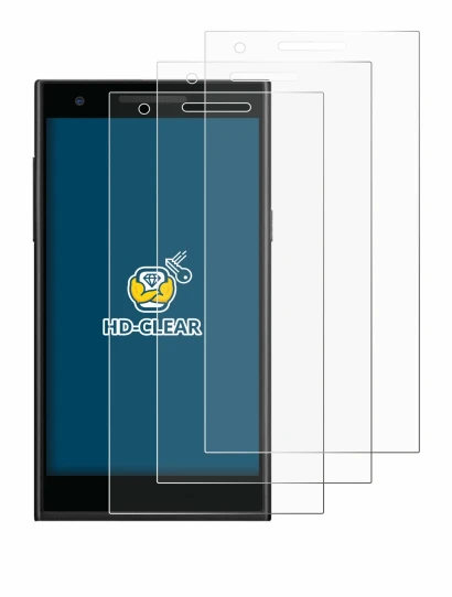 Imagen del dispositivo Philips S396 con una amplia variedad de protectores de pantalla.