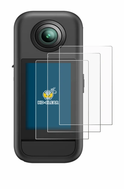 Imagen del dispositivo Akaso 360 con una amplia variedad de protectores de pantalla.