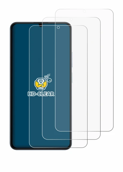 Imagen del dispositivo realme Note 80 con una amplia variedad de protectores de pantalla.