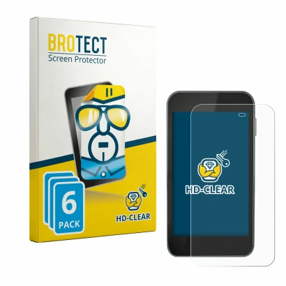 Parte frontal de un envase de producto con el logotipo de la marca BROTECT. Al lado se muestra el dispositivo Equil Patch 200U