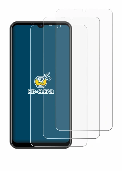 Imagen del dispositivo Invens NOTE TK02 con una amplia variedad de protectores de pantalla.
