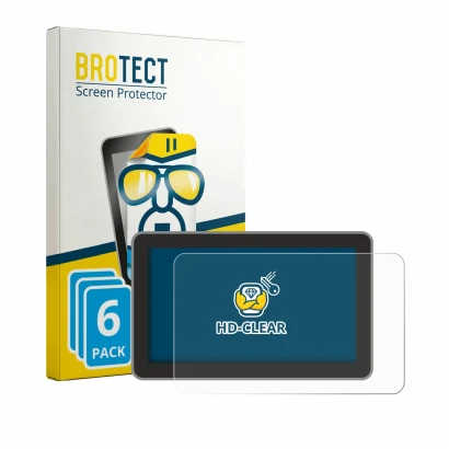 Parte frontal de un envase de producto con el logotipo de la marca BROTECT. Al lado se muestra el dispositivo Bambu Lab H2S co