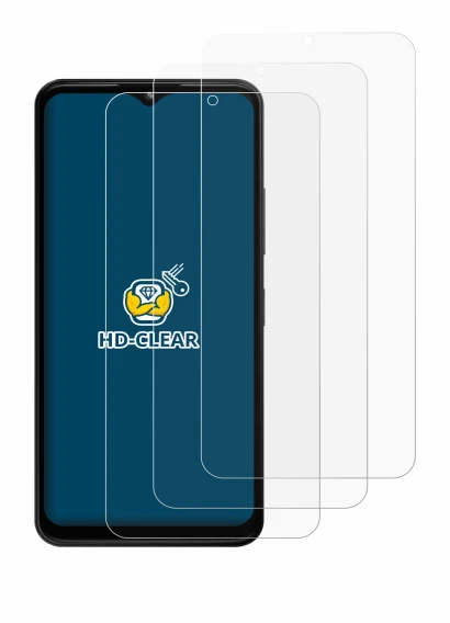 Imagen del dispositivo HMD Arc con una amplia variedad de protectores de pantalla.