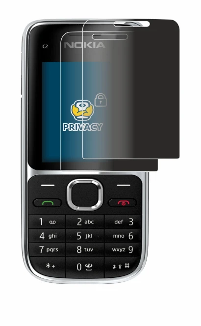 Imagen del dispositivo Nokia C2-01 con una amplia variedad de protectores de pantalla.