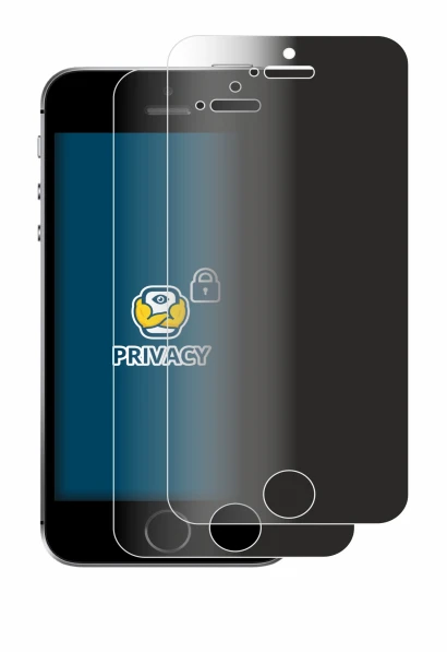 Imagen del dispositivo Apple iPhone SE 2016 con una amplia variedad de protectores de pantalla.