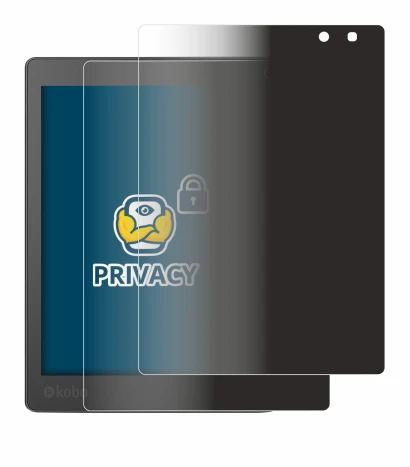 Imagen del dispositivo Kobo Aura One con una amplia variedad de protectores de pantalla.