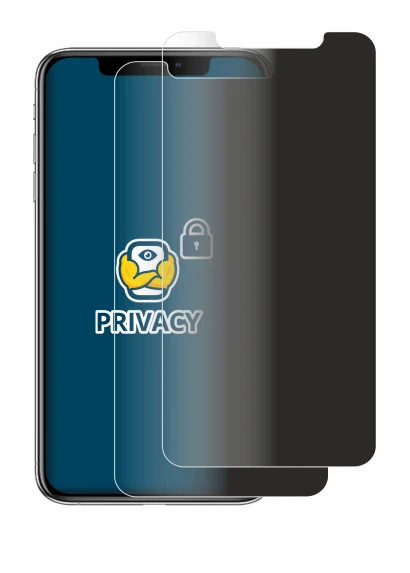 Imagen del dispositivo Apple iPhone Xs Max con una amplia variedad de protectores de pantalla.