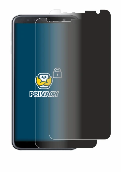 Imagen del dispositivo Samsung Galaxy J6 Plus con una amplia variedad de protectores de pantalla.