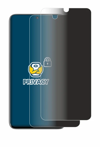 Imagen del dispositivo Samsung Galaxy S20 con una amplia variedad de protectores de pantalla.