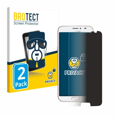 Parte frontal de un envase de producto con el logotipo de la marca BROTECT. Al lado se muestra el dispositivo Doro 8080 con su